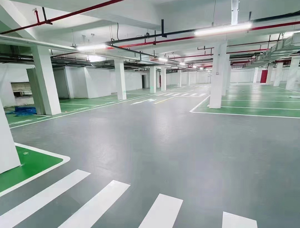 北京市西屋国际地下车库地坪漆工程项目